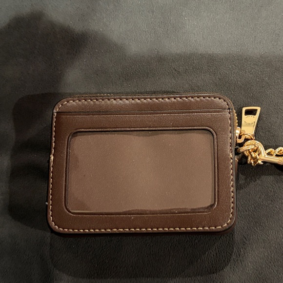Coach Zip Card Case in Maple - Picture 2 of 13